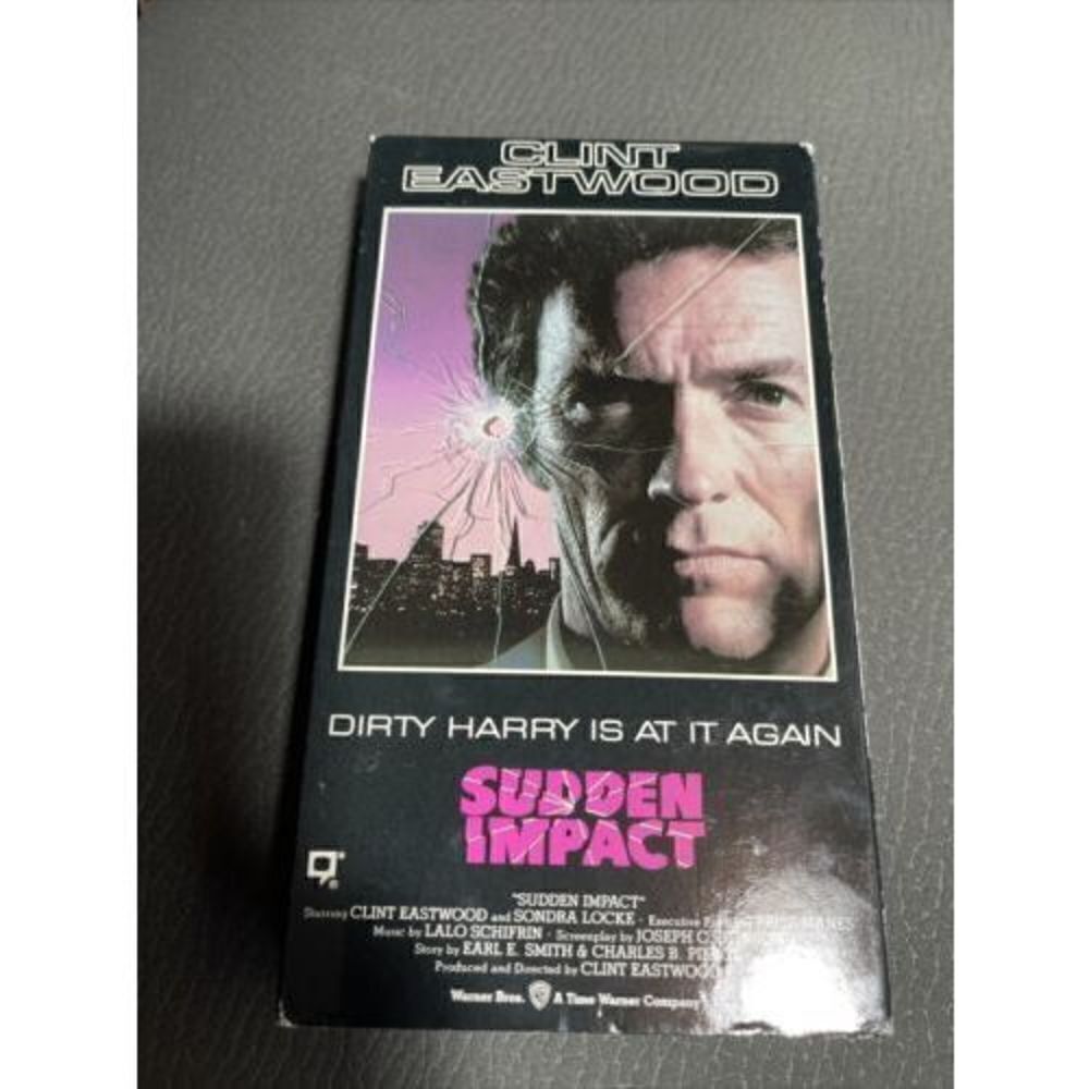 Sudden Impact VHS VCR Video Tape Used  Clint Eastwood Dirty Harry